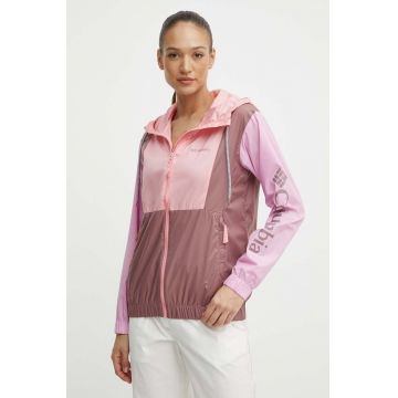 Columbia windbreaker TERREX Lily Basin culoarea roz 2034931