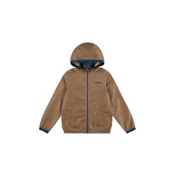 Levi's geaca copii LVB REVERSIBLE BOY'S WIND JKT culoarea maro