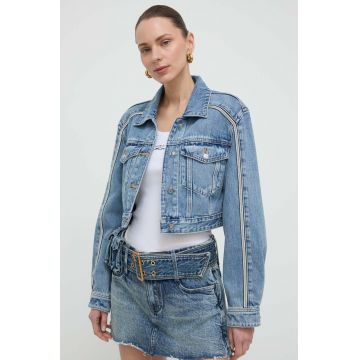Miss Sixty geacă din denim femei, de tranziție