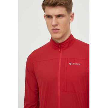 Montane windbreaker Featherlite culoarea rosu, MFLJK15