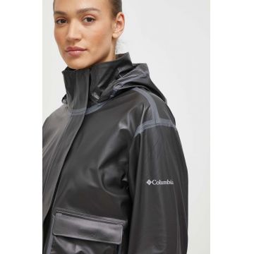 Columbia geaca de ploaie OutDry Extreme Boundless femei, culoarea gri, 2071411