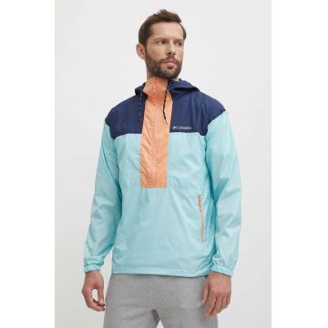 Columbia windbreaker Flash Challenger culoarea turcoaz, 1988723