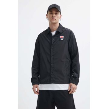 Fila geaca Lyon barbati, culoarea negru, de tranzitie, FAM0653