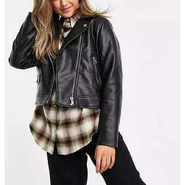 Jacheta biker regular fit