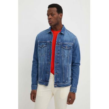 Pepe Jeans geacă din denim REGULAR JACKET bărbați, de tranziție, PM402715HW3