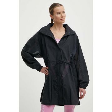 Reebok windbreaker LUX Collection culoarea negru, de tranzitie, 100075388