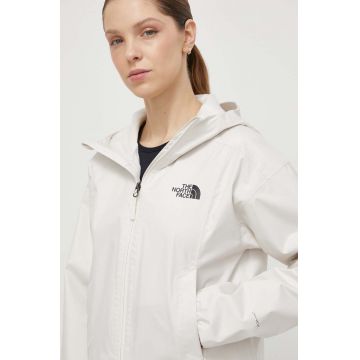 The North Face jacheta de exterior Cropped Quest culoarea bej, de tranzitie, NF0A55EPQLI1