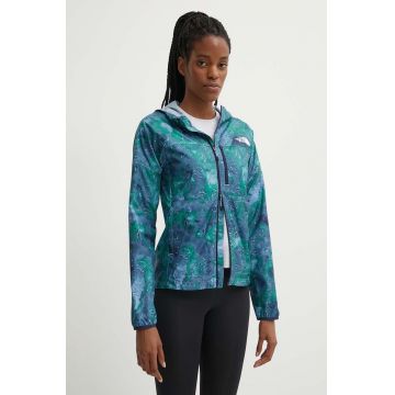 The North Face windbreaker Higher culoarea verde, NF0A8720SIJ1