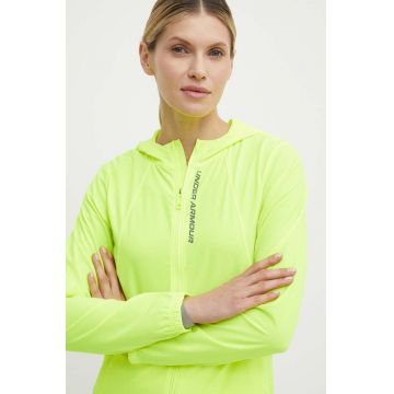 Under Armour jachetă de alergare OutRun the Storm culoarea galben