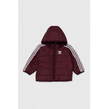 adidas Originals geaca bebe culoarea bordo