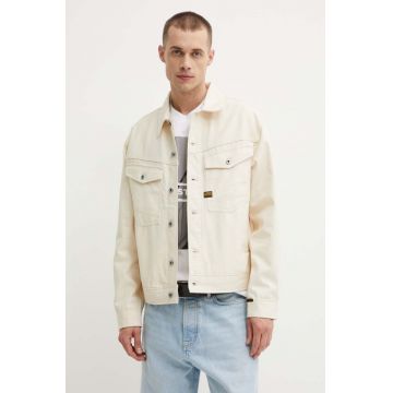 G-Star Raw geaca barbati, culoarea bej, de tranzitie, D23593-D491