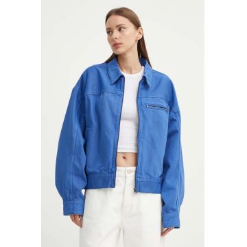 G-Star Raw geacă din denim femei, de tranziție, oversized, D24569-D300