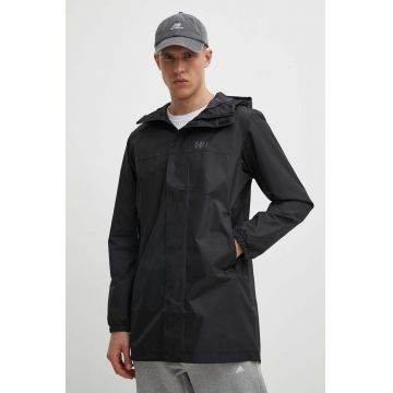 Helly Hansen geaca de ploaie Vancouver barbati, culoarea negru