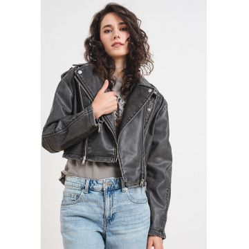 Jacheta biker crop