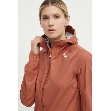 POC geacă de ciclism Signal All-Weather culoarea portocaliu, de tranzitie