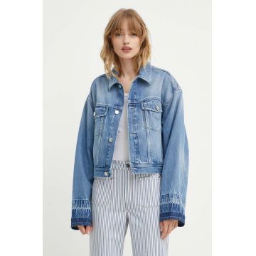 Won Hundred geacă din denim femei, de tranziție, oversized, 3110-15028
