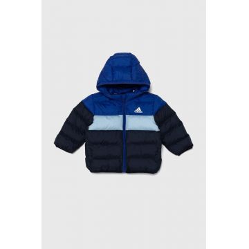 adidas geaca copii I SDKT culoarea albastru marin, IV9507