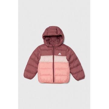 adidas geaca copii LK SDKT culoarea roz, IW0554