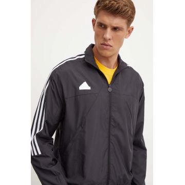 adidas geaca sport Tiro culoarea negru, de tranzitie, IX1349