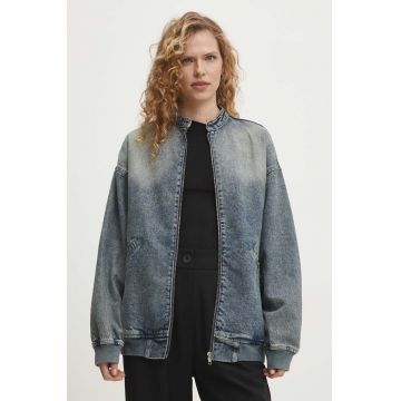 Answear Lab geacă din denim femei, de tranziție Answear Lab geacă din denim femei, de tranziție