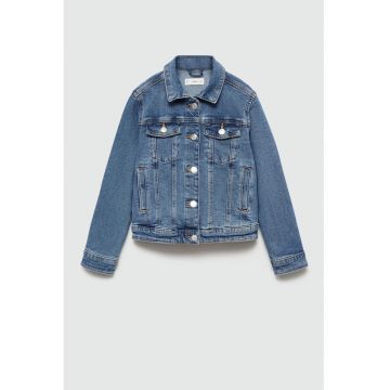 Jacheta de denim cu buzunare Allegra