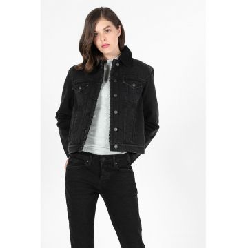 Jacheta regular fit din denim