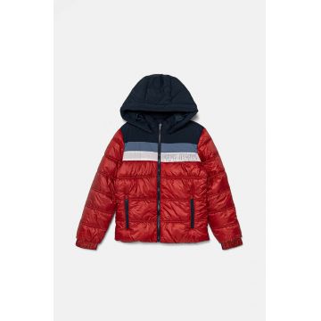 Pepe Jeans geaca copii OLDEN culoarea rosu, PB401284