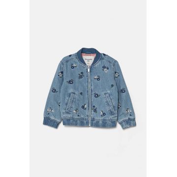 Abercrombie & Fitch geacă din denim pentru copii KI244-4015