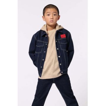 HUGO geacă din denim pentru copii G00158