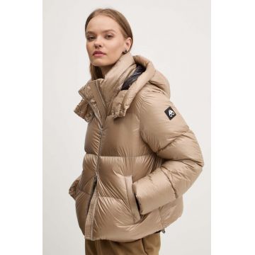 MOOSE KNUCKLES geacă de puf Moonstone femei, culoarea auriu, de iarnă, M34LJ148 MOOSE KNUCKLES geacă de puf Moonstone femei, culoarea auriu, de iarnă, M34LJ148