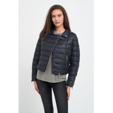 Jacheta cu aspect matlasat - Negru