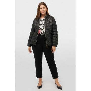 Jacheta matlasata de nailon - Negru