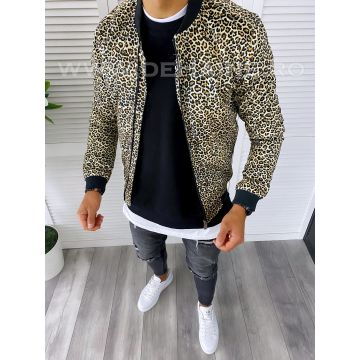 Geaca barbati animal print  de primavara B6316 D1-3
