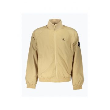 Jacheta barbati Harrington cu croiala Regular Fit si logo bej