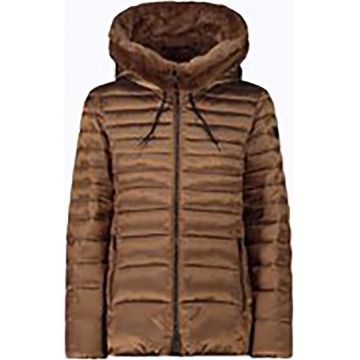 Jacheta de puf dama Fix Hood -  Poliamida - Maro -
