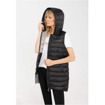 Vesta dama -  Nylon - Negru -
