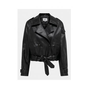 Geaca dama -  303387174 - Negru - Piele ecologica