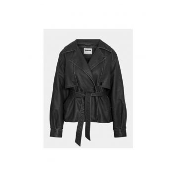 Geaca dama -  483517 - Negru - Piele Ecologica