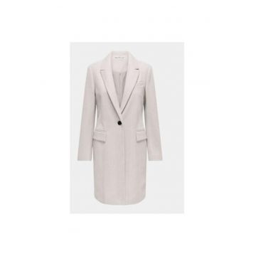 Palton dama -  303386443 - Poliester - Alb