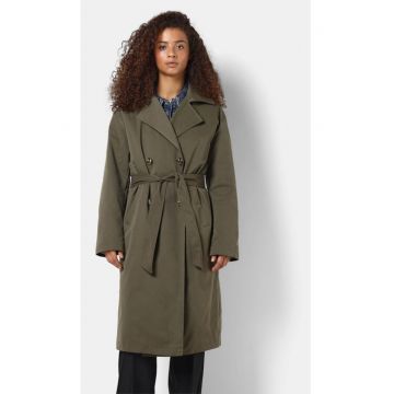 Trench dama -  483647 - Verde - Poliester