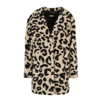 Palton cu model cu animal print