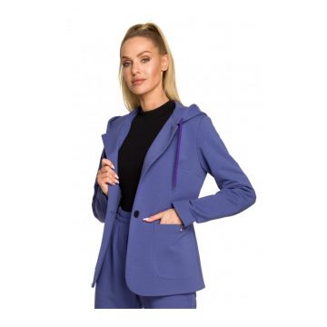 Jacheta dama -  Bumbac/Elastan - Indigo