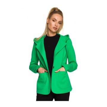 Jacheta dama -  Bumbac/Elastan - Verde