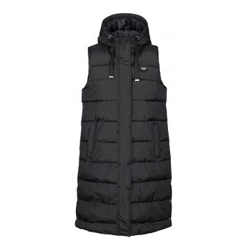 Vesta lunga matlasata cu gluga