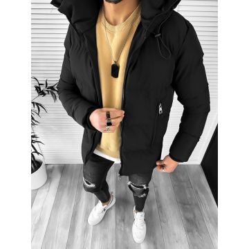Geaca barbati de iarna neagra rc101