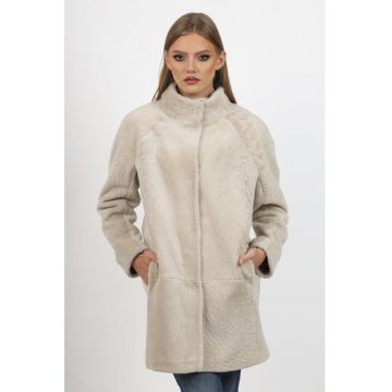 Cojoc de dama din blana de miel australian -  Model Mina 3