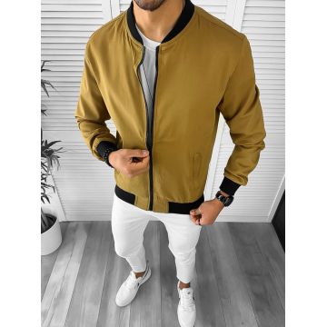 Geaca barbati de toamna  mustar 12970 Z34