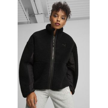 Jacheta reversibila cu fermoar - Negru