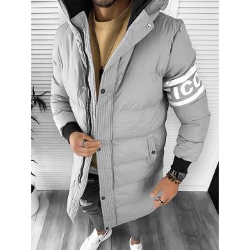 Geaca barbati groasa gri de iarna 9020 D1-3