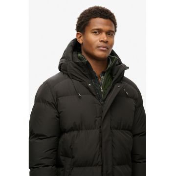 SUPERDRY - Geaca lunga cu model matlasat